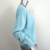 Spiritual Gangster Aloha Mazzy Sweatshirt Blue Size Medium Cropped Pullover NEW