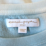 Spiritual Gangster Aloha Mazzy Sweatshirt Blue Size Medium Cropped Pullover NEW