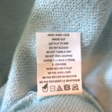 Spiritual Gangster Aloha Mazzy Sweatshirt Blue Size Medium Cropped Pullover NEW