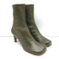 Bottega Veneta Bloc Ankle Boots Olive Stretch Leather Size 36