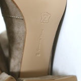 Gianvito Rossi Glen 85 Knee High Boots Beige Suede Size 36 NEW