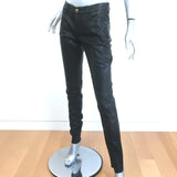 Current/Elliott The Leather Rendezvous Pants Black Size 26