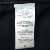 Current/Elliott The Leather Rendezvous Pants Black Size 26