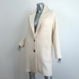 Isabel Marant Etoile Coat Dante Cream Boucle Size 38 Oversize Jacket