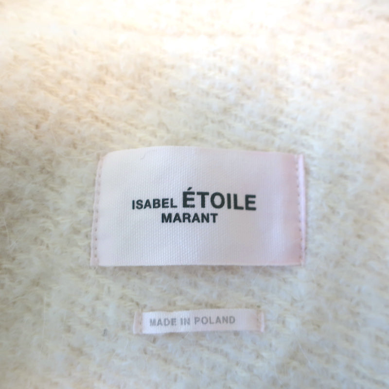 Isabel Marant Etoile Coat Dante Cream Boucle Size 38 Oversize Jacket
