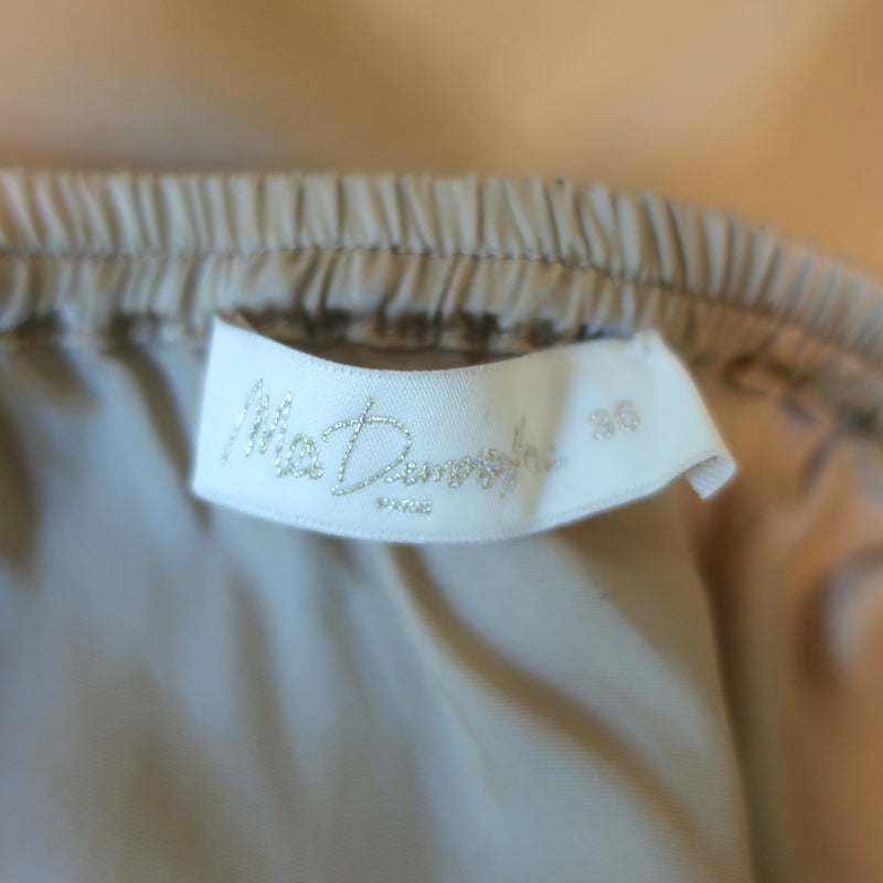 Mes Demoiselles Midi Skirt Lola Gold Satin Size 36