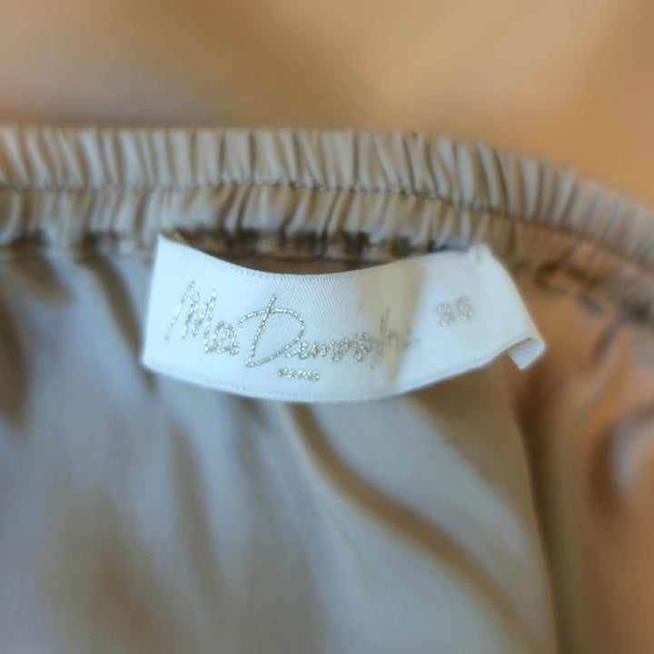 Mes Demoiselles Midi Skirt Lola Gold Satin Size 36