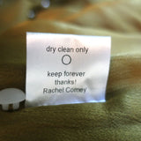 Rachel Comey Beaded Midi Dress Desilo Olive Satin Size 4 Long Sleeve V-Neck NEW