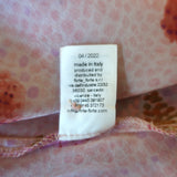 Forte Forte Maxi Dress Orchidea Fabulosa Pink Floral Print Silk Chiffon Size 0