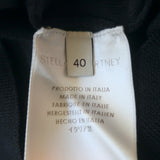 Stella McCartney Turtleneck Sweater Navy Virgin Wool-Silk Size 40