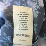 LoveShackFancy Handkerchief Hem Maxi Dress Milton Navy Floral Print Size Small