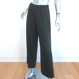 The Row Wide Leg Pants Doi Charcoal Cashmere-Blend Jersey Size Small