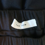 The Row Wide Leg Pants Doi Charcoal Cashmere-Blend Jersey Size Small