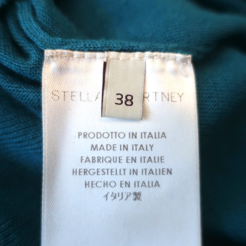 Stella McCartney Turtleneck Sweater Blue Wool-Silk Size 38
