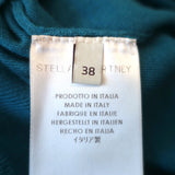 Stella McCartney Turtleneck Sweater Blue Wool-Silk Size 38