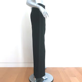 Ralph Lauren Collection Wide Leg Tuxedo Pants Black Wool Size 4