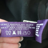 Ralph Lauren Collection Wide Leg Tuxedo Pants Black Wool Size 4