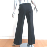 Ralph Lauren Collection Wide Leg Pants Black Wool Size 4