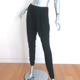 Stella McCartney Jogger Pants Black Crepe Size 36
