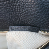 Altuzarra Ghianda Knot Saddle Bag Black Grained Leather Crossbody