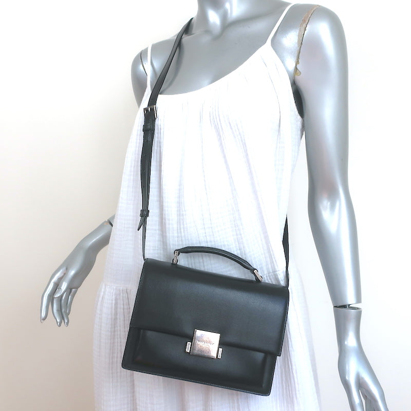 New Saint Laurent Bellechasse Shoulder Bag Suede and Leather Medium