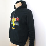 BAPE A Bathing Ape in Lukewarm Water Fishing Hoodie Sweatshirt Black Size Medium