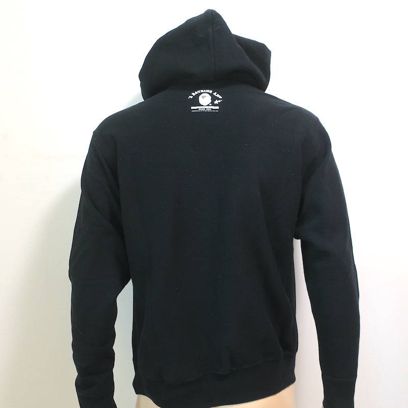 BAPE A Bathing Ape in Lukewarm Water Fishing Hoodie Sweatshirt Black Size Medium