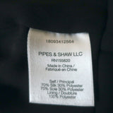 Veronica Beard Ruched Mini Dress Robin Black Metallic Floral Jacquard Size 0