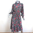 Isabel Marant Etoile Asymmetrical Midi Dress Yescott Floral Print Silk Size 36
