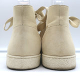 Derek Lam Lace-Up High Top Sneakers Serena Ivory Suede Size 37