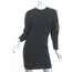 Stella McCartney Crochet-Paneled Mini Dress Black Stretch Jersey Size 38