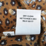 Ulla Johnson Maxi Dress Constantine Ochre Lurex Floral Print Silk Size 0