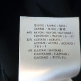 Stella McCartney Petal Sleeve Shift Dress Black Stretch Crepe Size 38