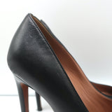 Alaia Pumps Black Leather Size 36.5 Almond Toe Heels