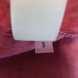 HONORINE Mini Dress Gaia Raspberry Linen Size Small Long Sleeve V-Neck NEW