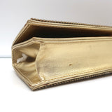 Rene Caovilla Crystal-Embellished Rectangular Clutch Gold Small Shoulder Bag