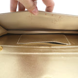 Rene Caovilla Crystal-Embellished Rectangular Clutch Gold Small Shoulder Bag