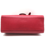 Gucci GG Marmont Small Top Handle Bag Red Grained Leather Crossbody