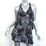 IRO Sleeveless Tiered Mini Dress Frigye Black Printed Silk Size 36