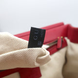 Gucci GG Marmont Small Top Handle Bag Red Grained Leather Crossbody