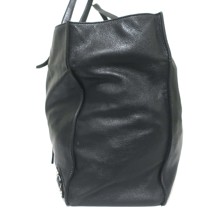 Balenciaga Papier A4 Tote Black Leather Large Shoulder Bag
