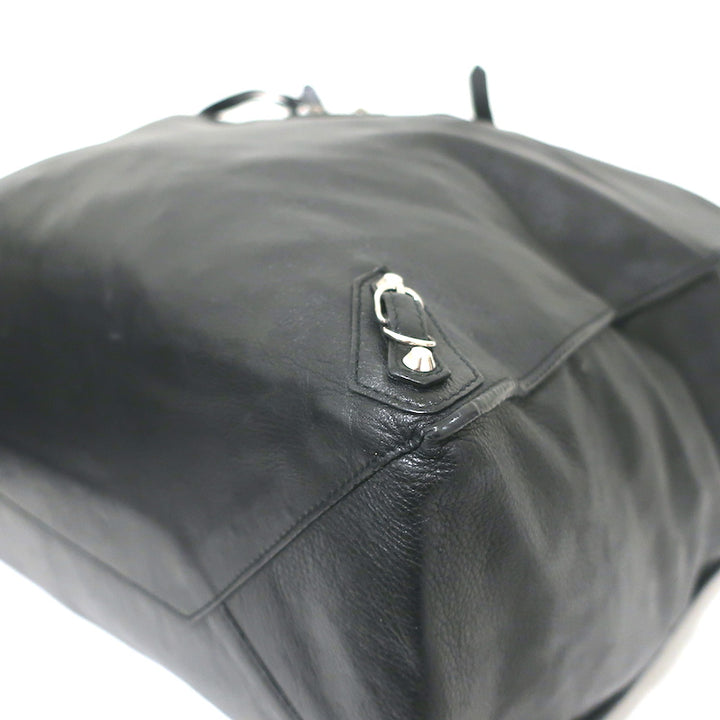 Balenciaga Papier A4 Tote Black Leather Large Shoulder Bag
