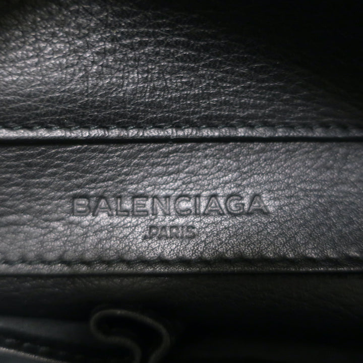Balenciaga Papier A4 Tote Black Leather Large Shoulder Bag