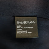 Zimmermann Tiered Midi Skirt Whitewave Black Floral Print Swiss Dot Size 1