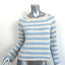 360 Cashmere Sweater Nariko Blue/White Stripe Size Extra Small