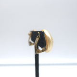 Vintage Chanel 1989 Faux Pearl CC Button Earrings