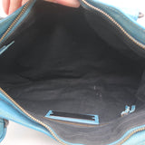 Balenciaga Classic First Bag Turquoise Leather Small Shoulder Bag
