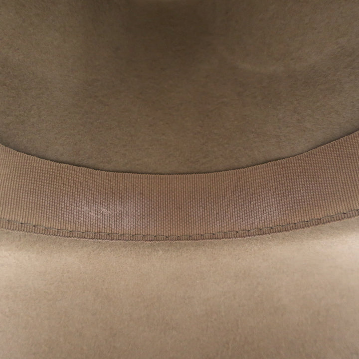 Lovely Bird Braided Band Fedora Hat Brown Wool Felt