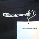 Alexander Wang Padded Collegiate Blazer Navy Wool Size 4 One-Button Jacket NEW