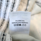 Veronica Beard Sleeveless Mini Dress Kama White/Black Striped Tweed Size 2